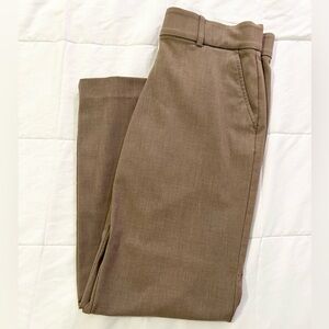 BRIGGS Women’s Sz 6 Petite Perfect Fit Waistband Dress Pants TAUPE Tan Khaki